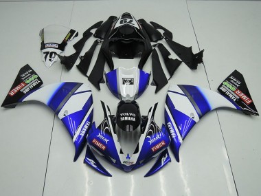 Carénage Moto R1 12-14 - Bleu Noir Sterilgarda