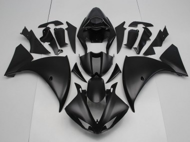 Carénages Moto R1 12-14 - Noir Mat