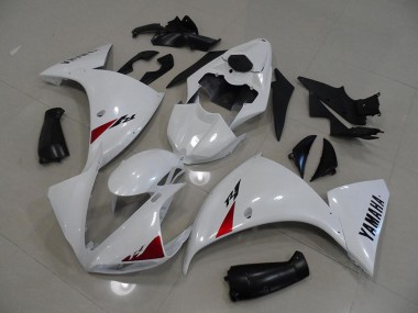 Carénage Moto R1 12-14 - Blanc Noir