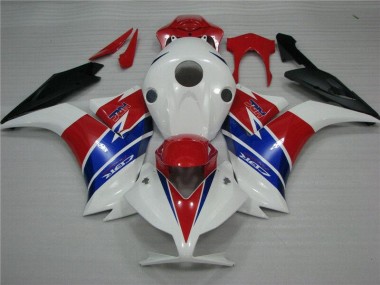 Carénages Moto CBR 1000 RR 12-16 - Blanc Bleu Rouge