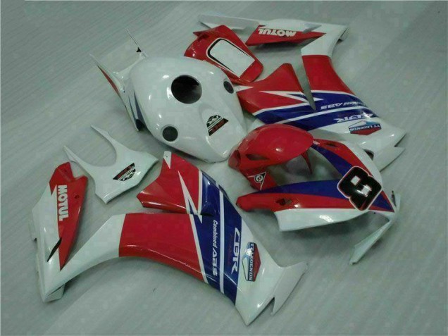 Carénage Moto CBR 1000 RR 12-16 - Rouge Bleu Blanc Carénage Moto CBR 1000 RR 12-16 - Rouge Bleu Blanc