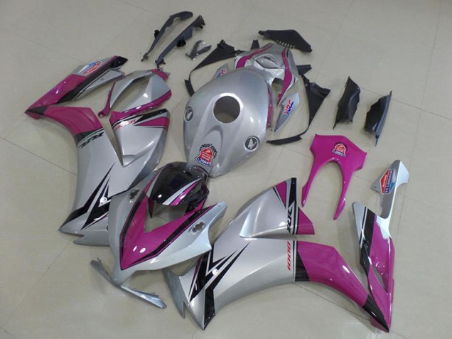 Carénage Moto CBR 1000 RR 12-16 - Argent Rose Carénage Moto CBR 1000 RR 12-16 - Argent Rose