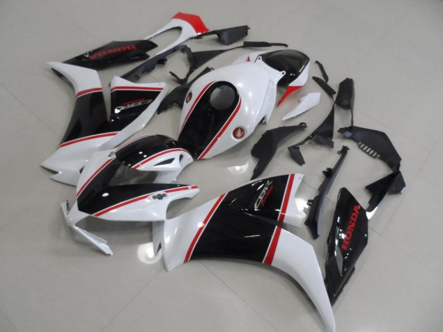 Carénage Moto CBR 1000 RR 12-16 - Noir et Blanc et Rouge Bande