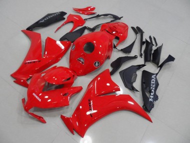 Carénage Moto CBR 1000 RR 12-16 - Rouge et Noir Mat
