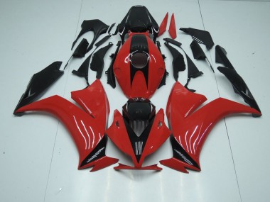 Carénage Moto CBR 1000 RR 12-16 - Rouge Noir avec No Décalque