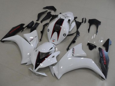 Carénage Moto CBR 1000 RR 12-16 - Blanc et Noir Mat Style OEM