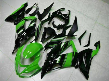 Carénage Moto ZX6R 13-18 - Noir Vert