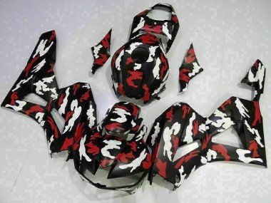 Carénage Moto CBR 600 RR 13-23 - Rouge Blanc Noir