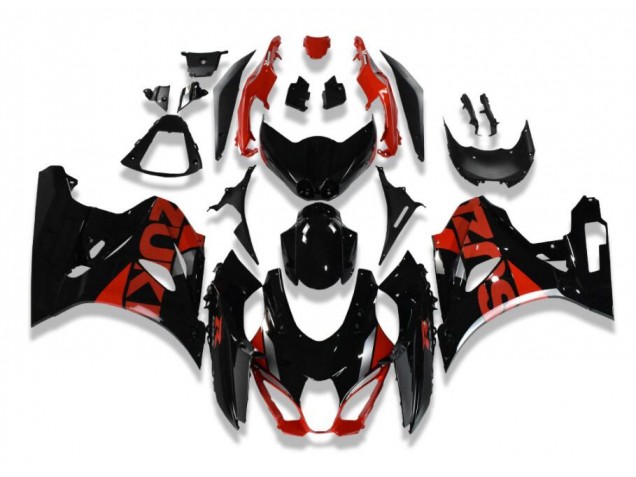 Carénage Moto GSXR 1000 17-23 - Noir Rouge Carénage Moto GSXR 1000 17-23 - Noir Rouge